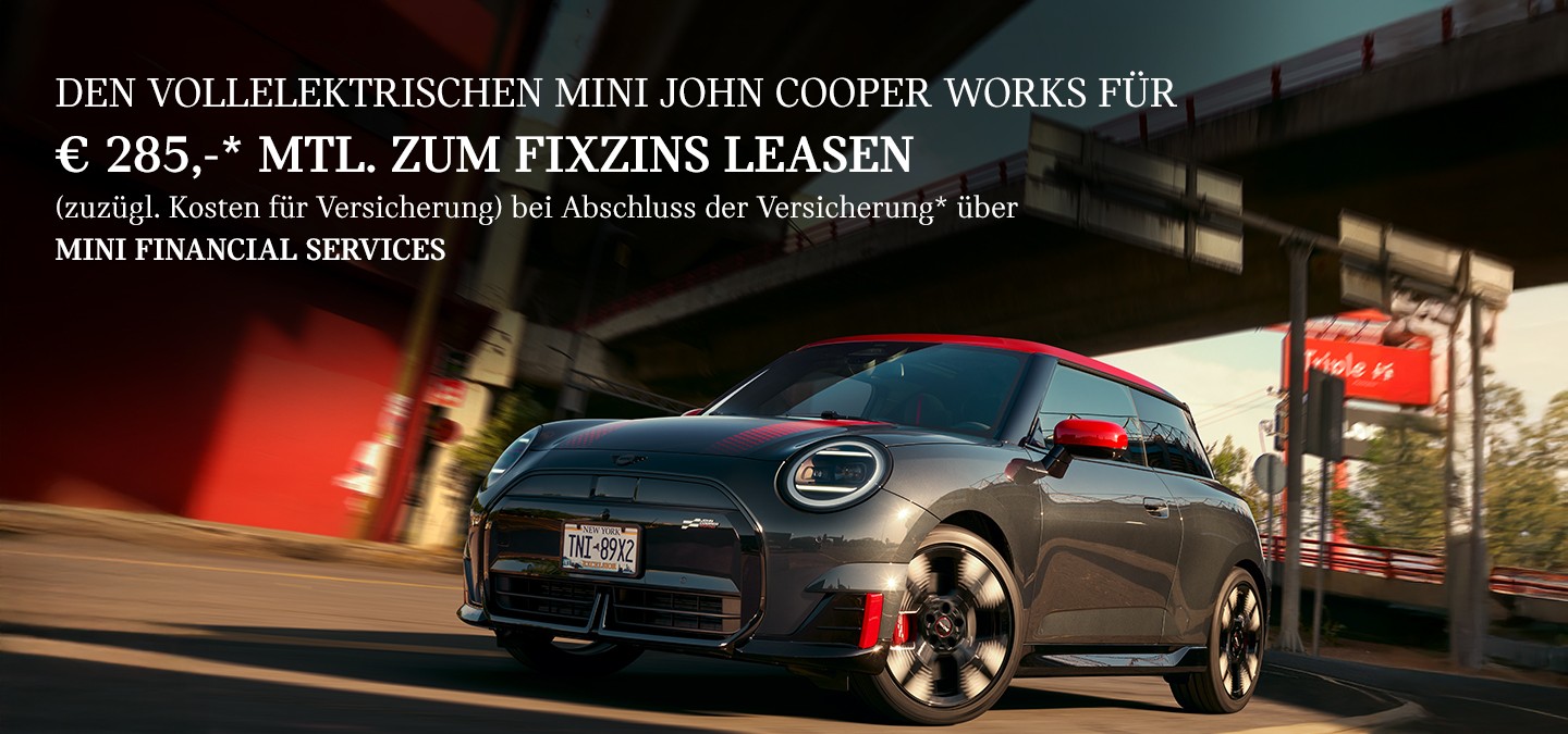 DER VOLLELEKTRISCHE MINI JOHN COOPER WORKS E